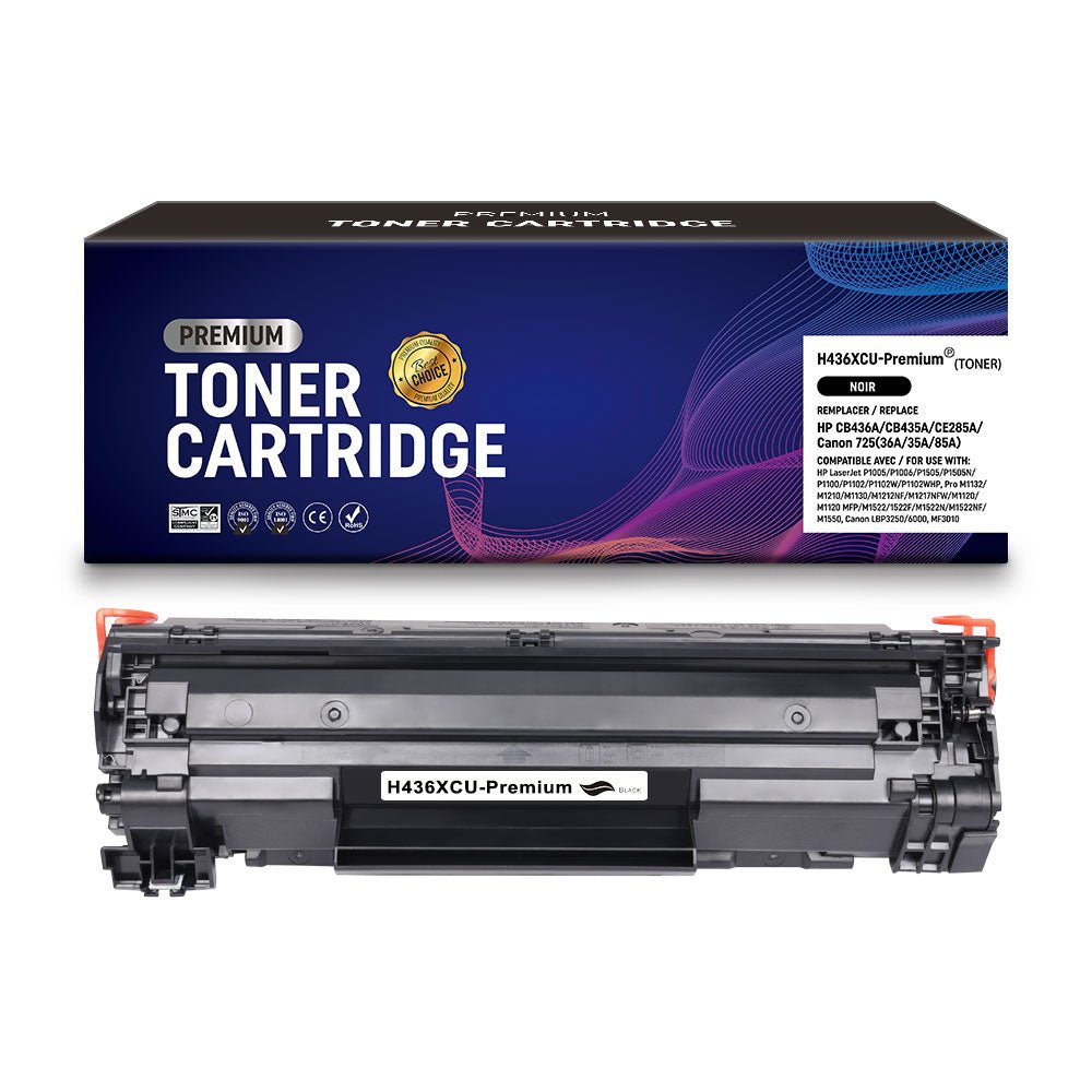 Cartouche de toner Compatible HP CB436A/CB435A/CE285A/ Canon 725 Noir 3000pages - KERA FRANCE Cartouche de toner Compatible HP CB436A/CB435A/CE285A/ Canon 725 Noir 3000pages - KERA FRANCE